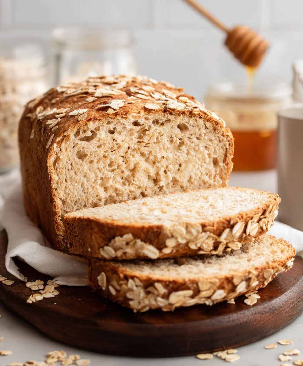 Easy Honey Oat Bread Recipe - Soft & Delicious