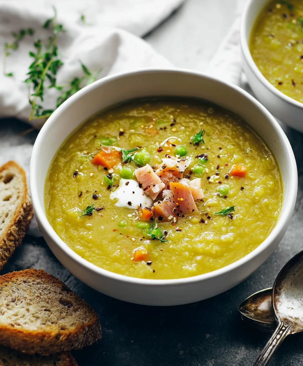 Classic Split Pea Soup-Hearty & Delicious Beef Broth