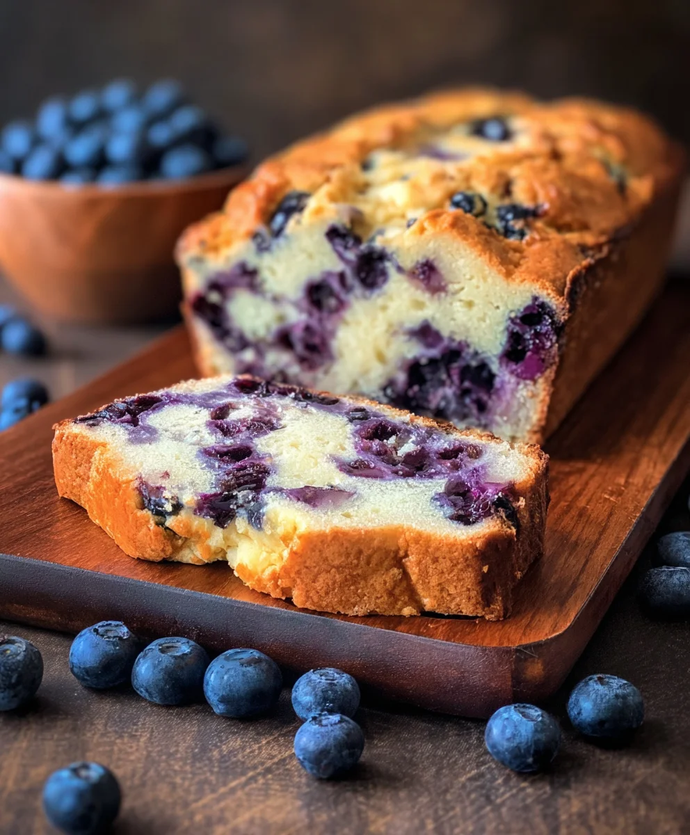 Blueberry Cream Cheese Bread Recipe-Sweet & Easy