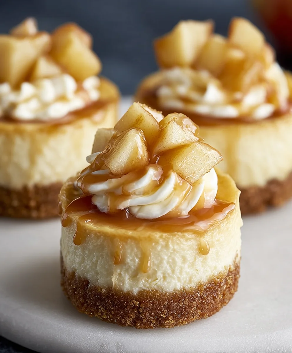 Easy Apple Mini Cheesecakes Delight
