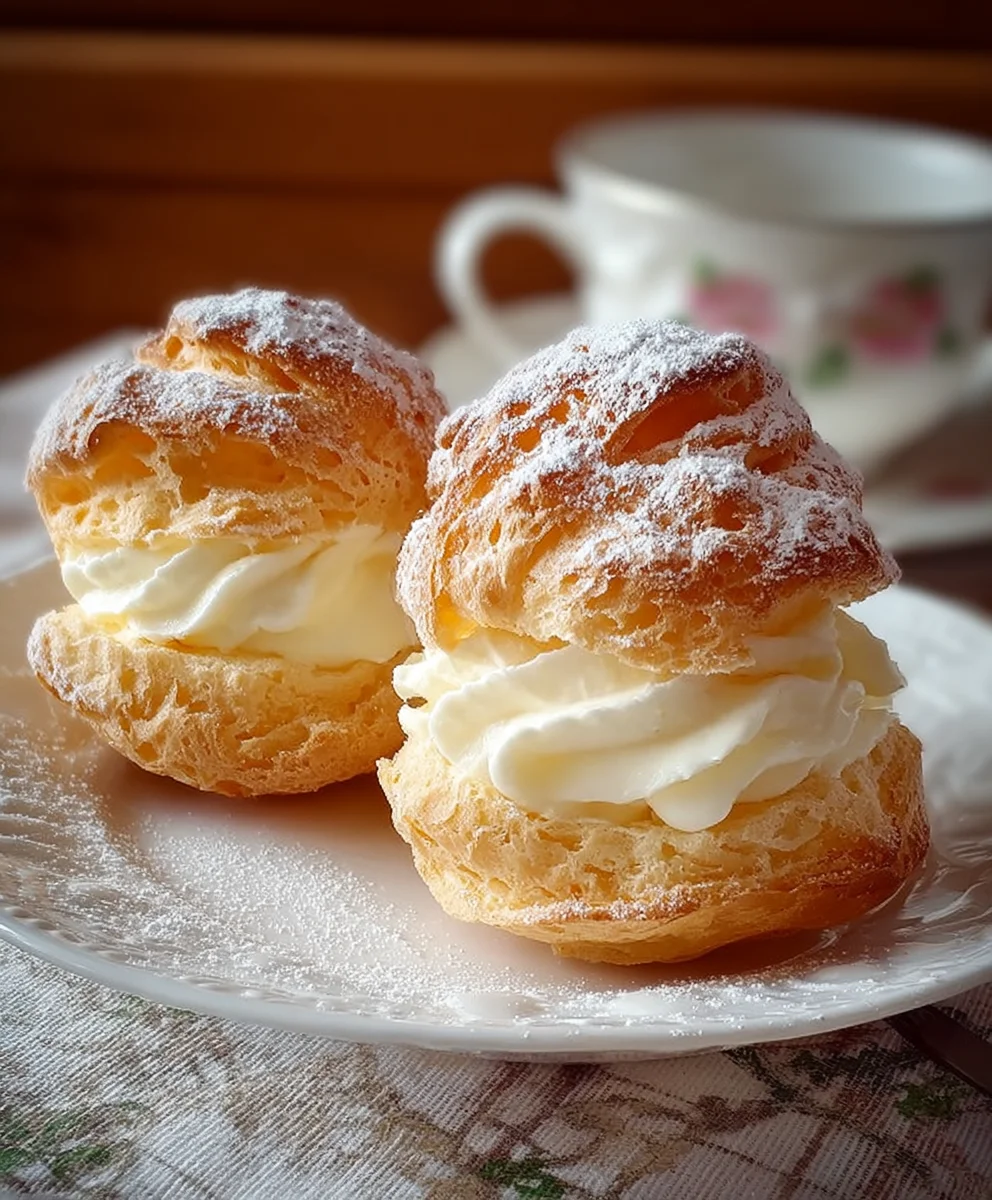 Classic Cream Puffs - Easy & Delicious Homemade Recipe
