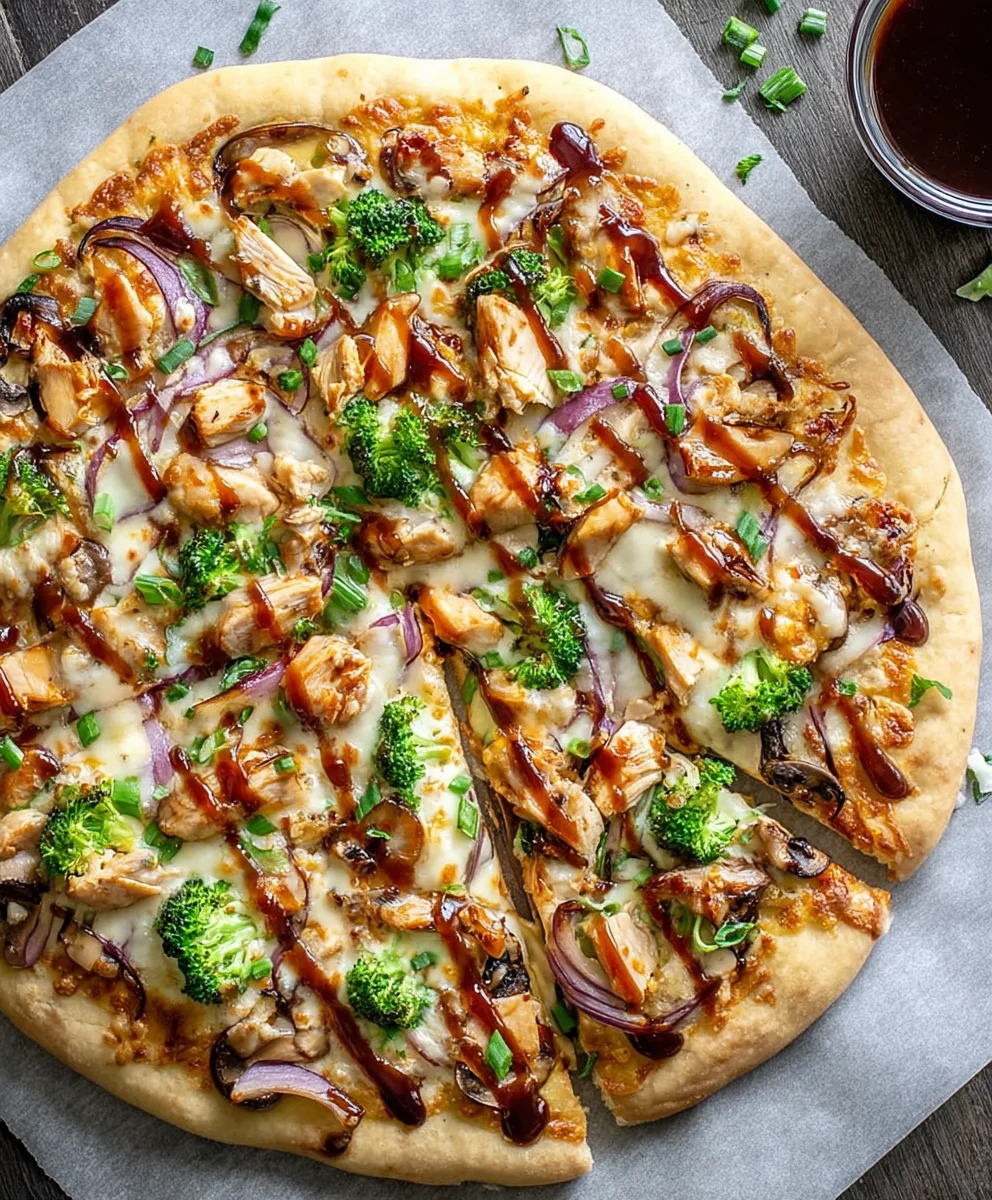 Easy Teriyaki Chicken Pizza Recipe - Delicious Dinner