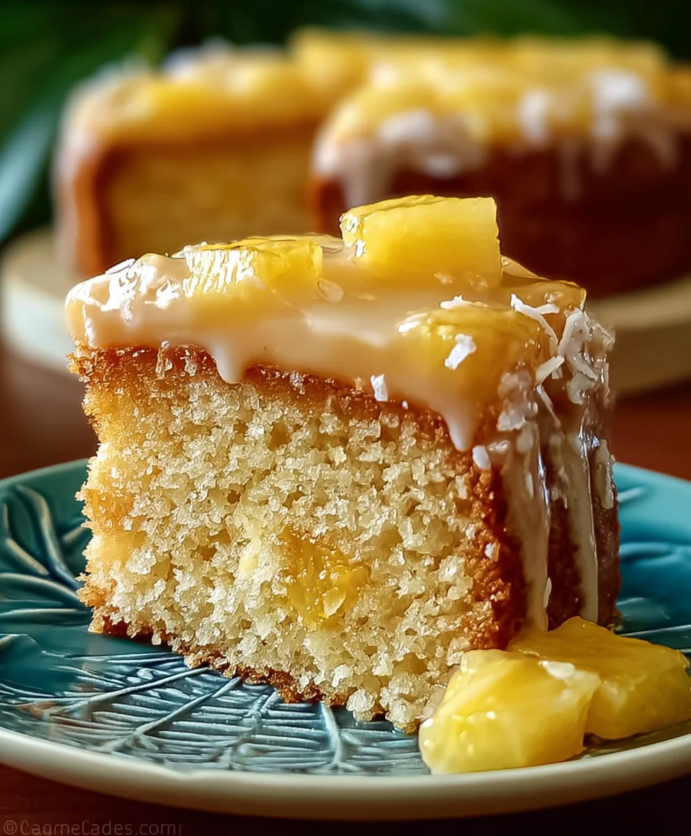 Pineapple Heaven Cake- Easy Tropical Dessert Recipe