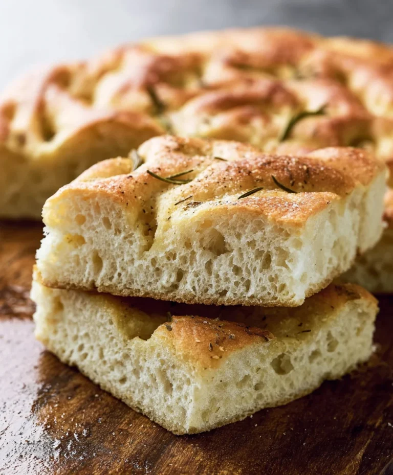 Easy No-Knead Focaccia Bread Recipe