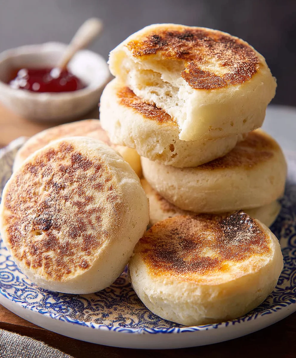 Easy Homemade English Muffins - Step By Step Recipe