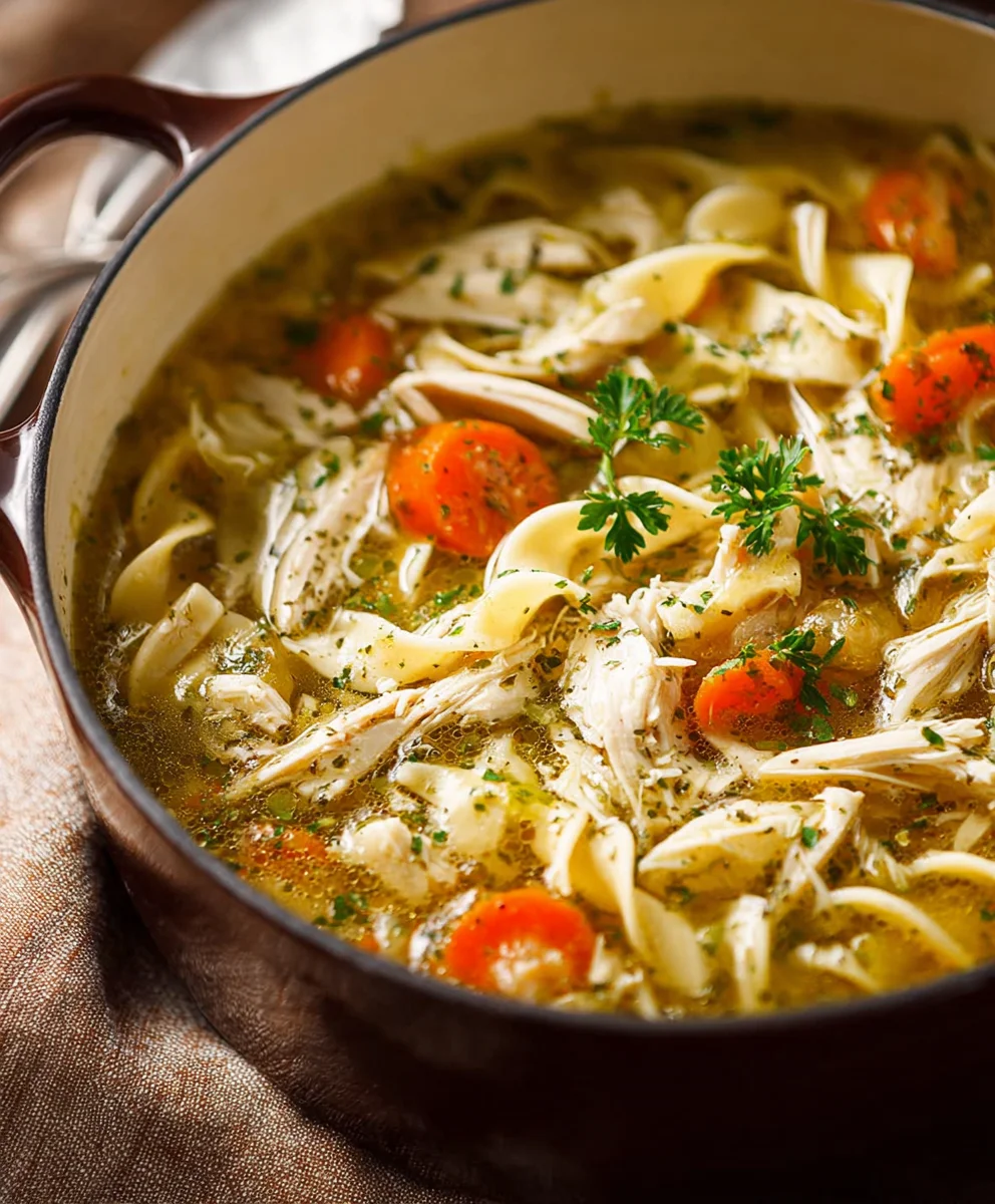 Easy Chicken Noodle Soup Recipe - Comfort Food