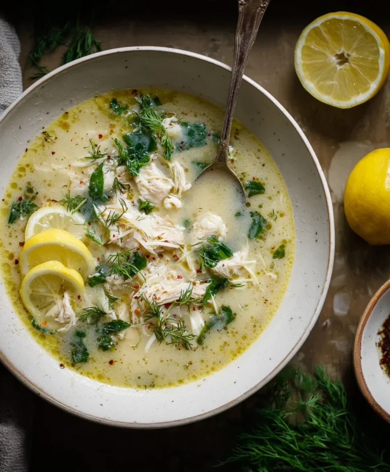 Greek Lemon Chicken Soup – Easy Comfort Food