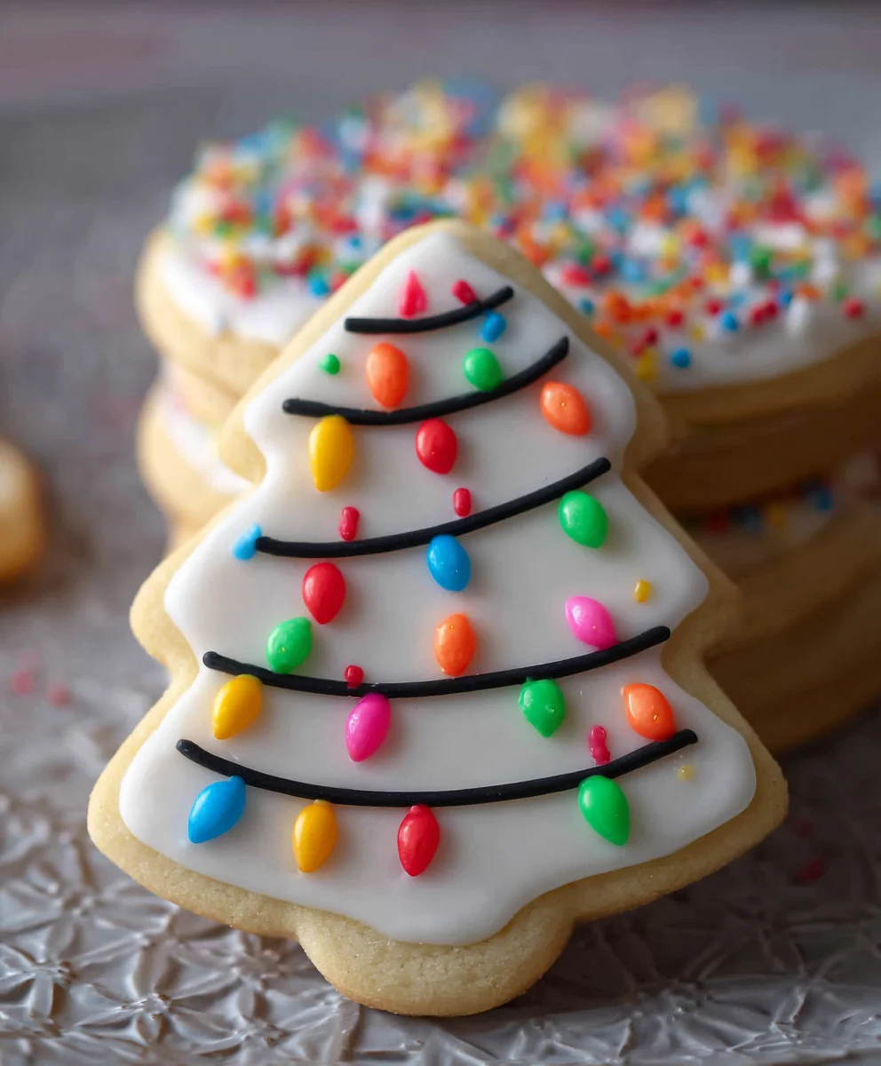 Christmas Lights Sugar Cookies - Festive & Fun Recipe
