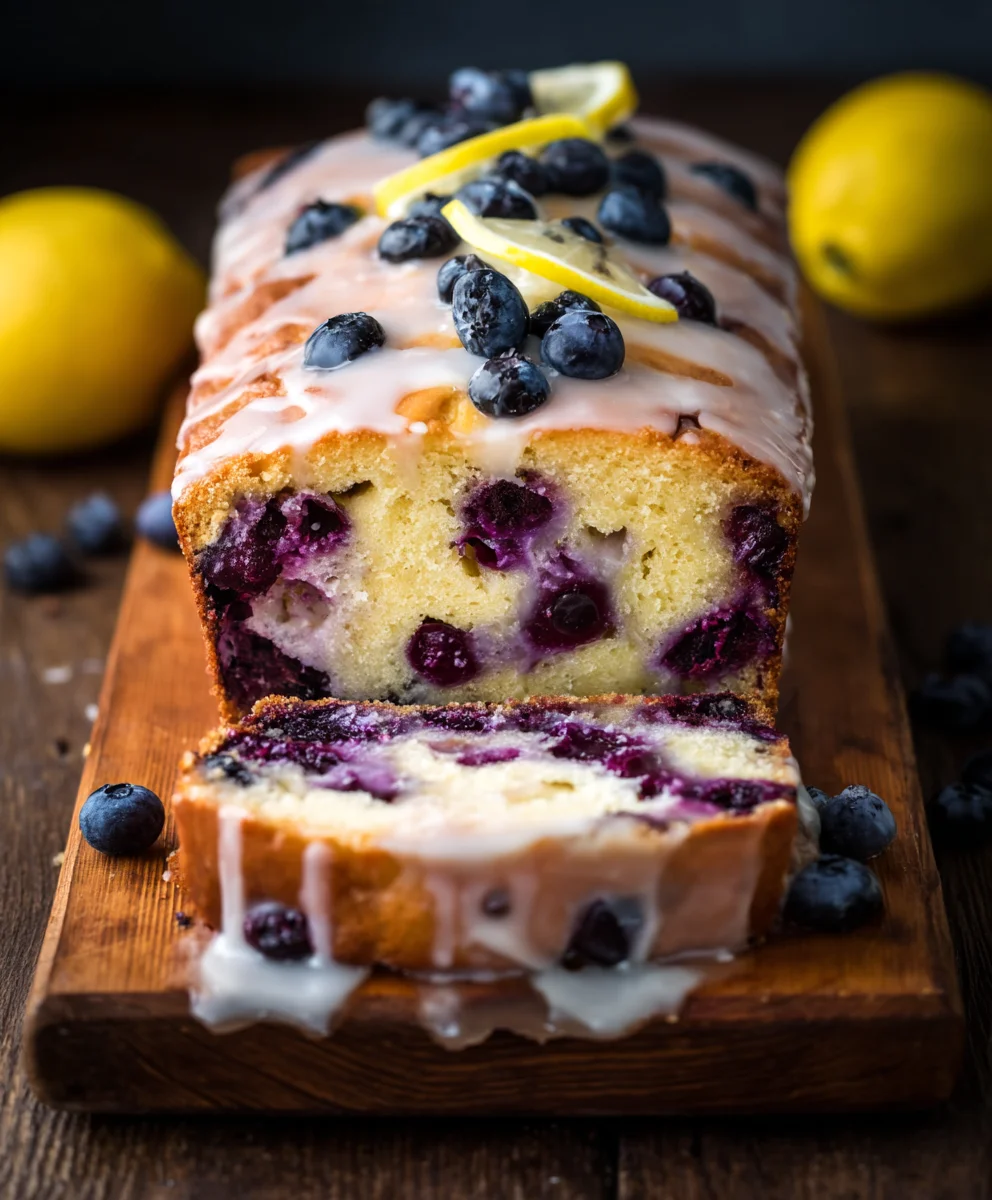 Lemon Blueberry Yogurt Loaf-Easy Moist Quick Recipe