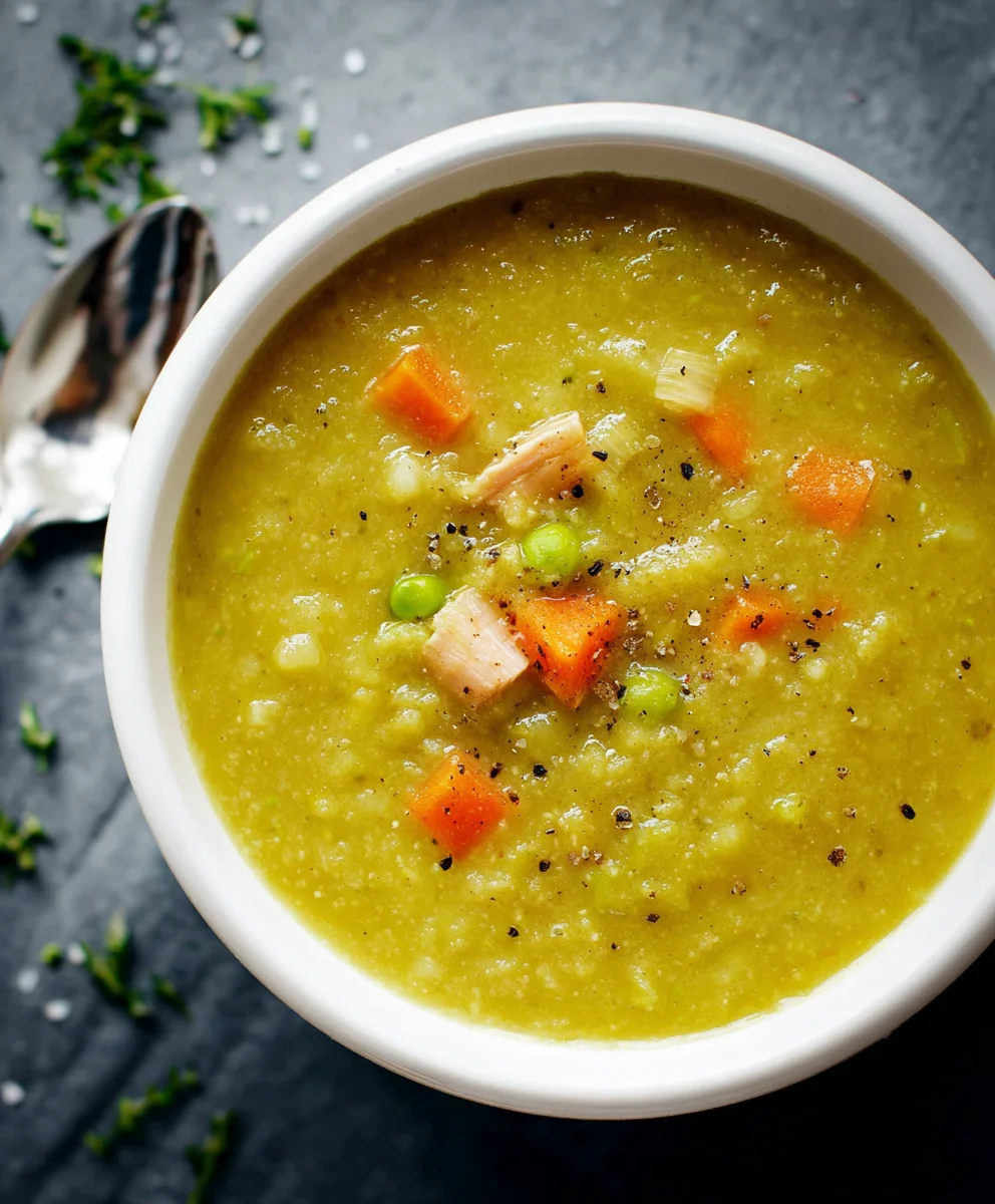 Classic Split Pea Soup-Hearty & Delicious Beef Broth