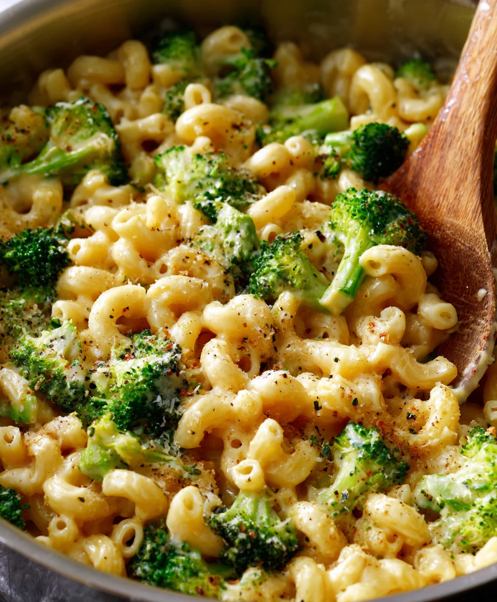 Healthy Broccoli Mac and Cheese - Easy One Pot Recipe