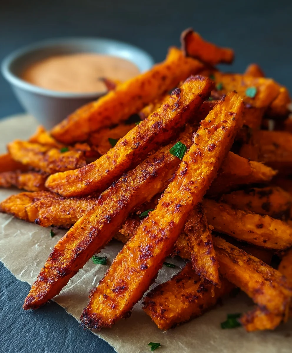 Crispy Oven Baked Sweet Potato Fries Recipe