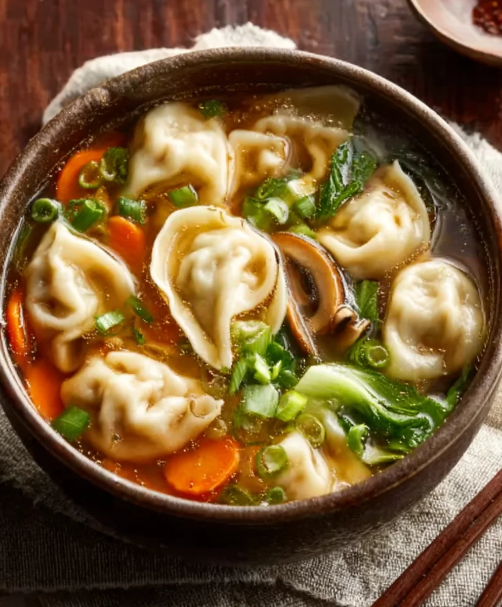 Hearty Potsticker Soup - Delicious Comfort Food Recipe