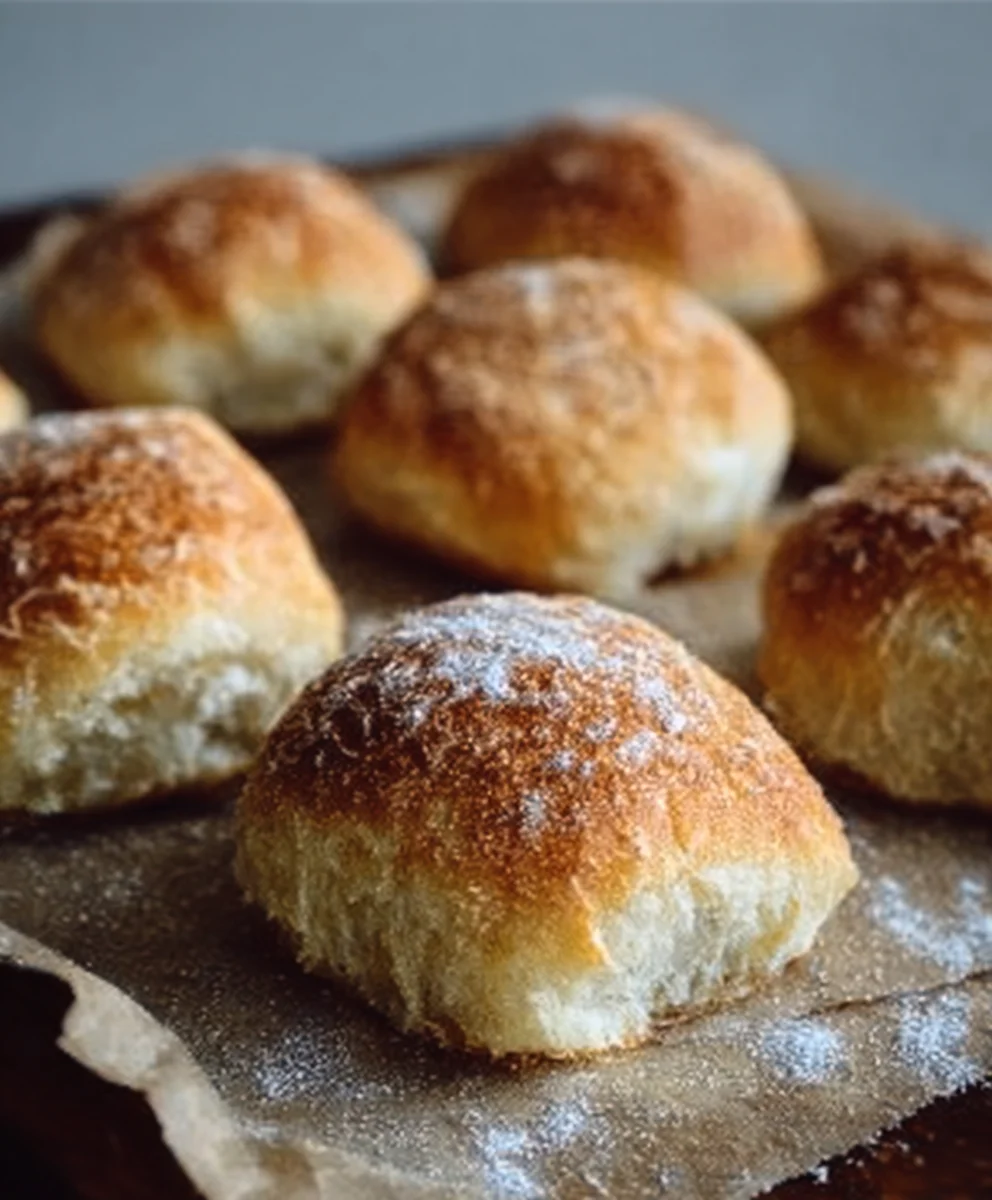 Easy No Knead Crusty Rolls-Perfectly Simple Bread