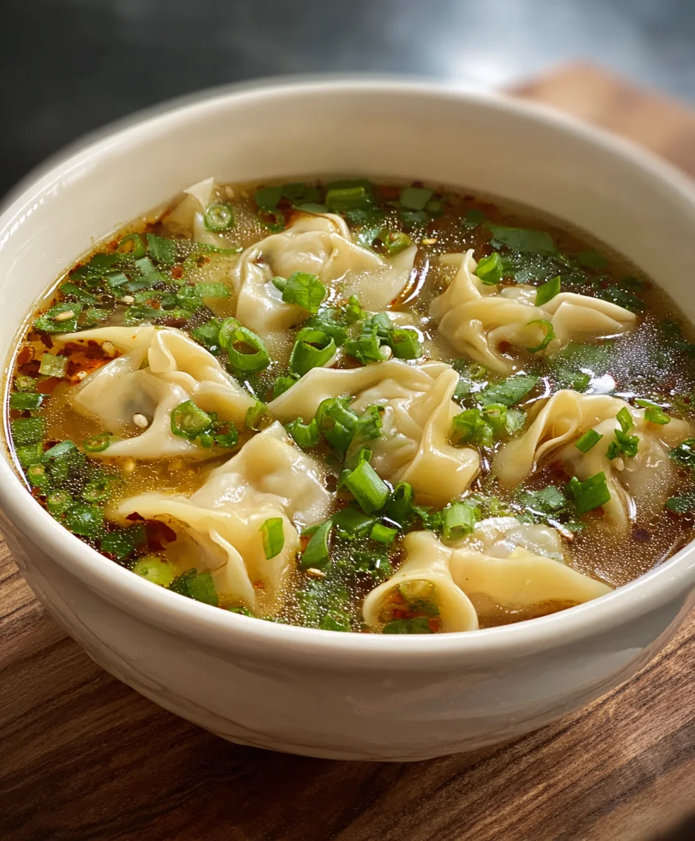 Easy Beef Wonton Soup Recipe - Comforting & Quick