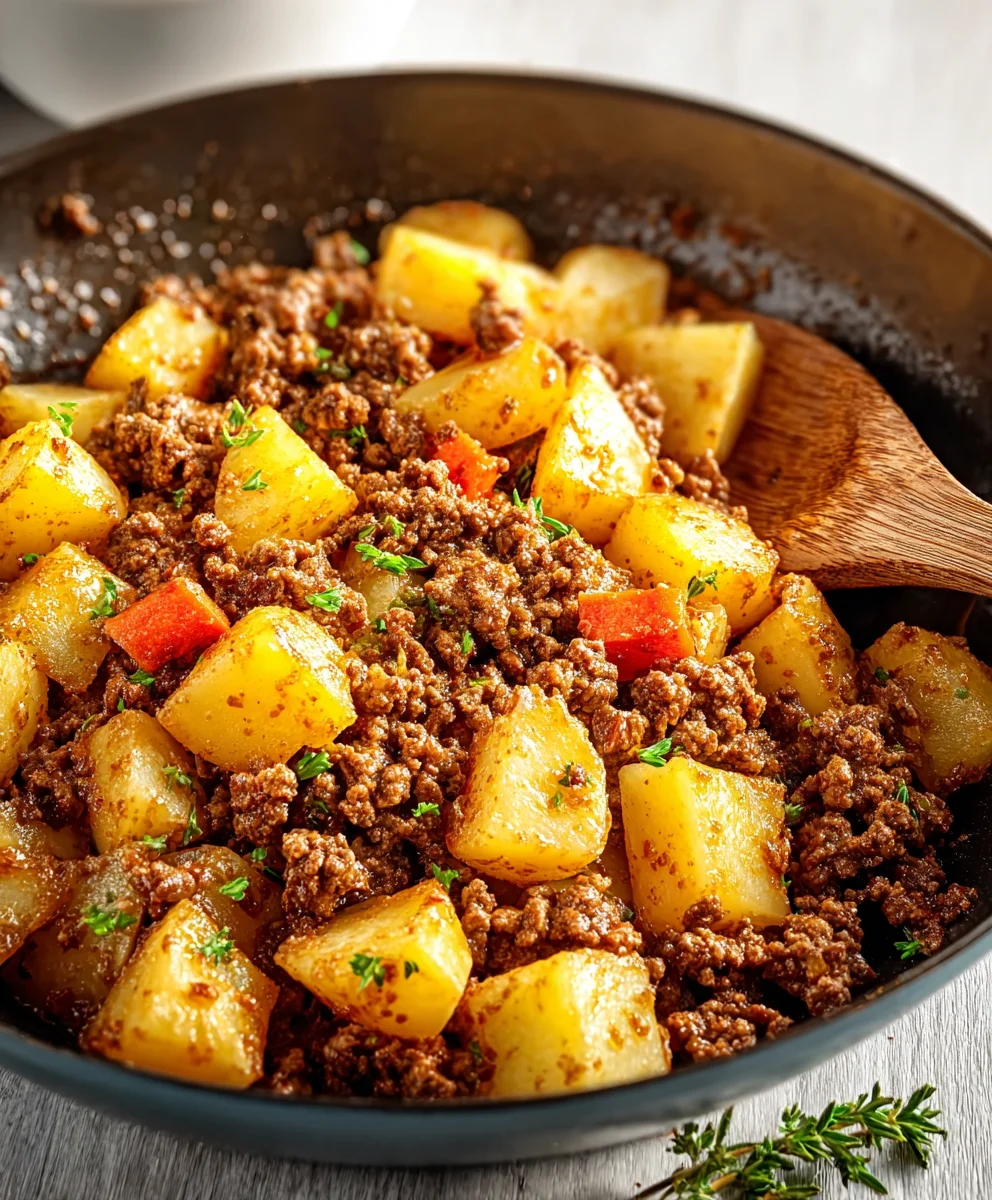 Easy Ground Beef and Potatoes Dinner Recipe