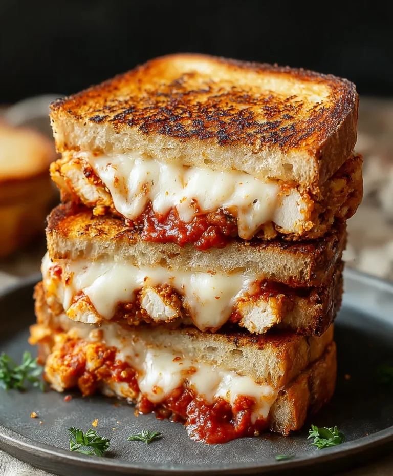 Lazy Chicken Parmesan Grilled Cheese-Easy Meal