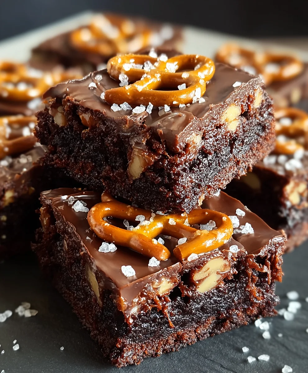 Caramel Pretzel Brownie Bliss - Easy Recipe