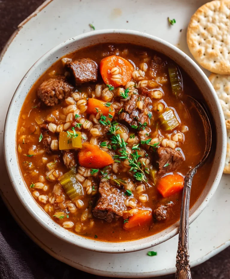 Hearty Beef Barley Soup – Easy Comfort Food Recipe