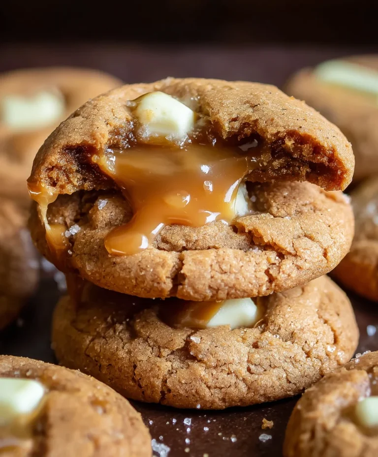 Caramel Gin Extract Cookies-White Chocolate Baked Delights