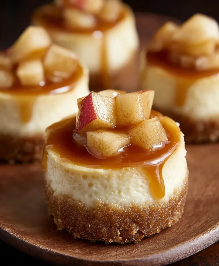 Easy Apple Mini Cheesecakes Delight