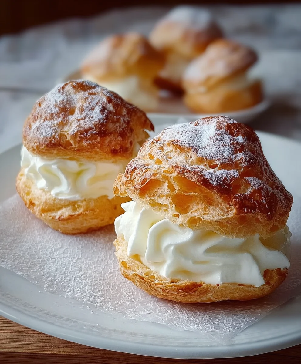 Classic Cream Puffs - Easy & Delicious Homemade Recipe