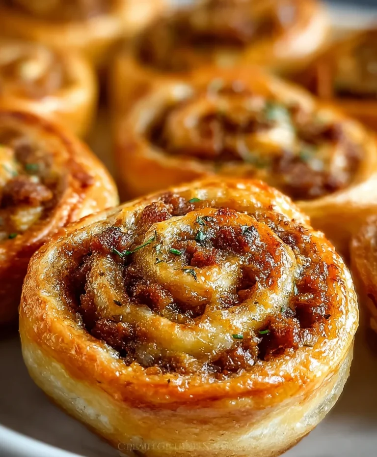 Beef Sausage Pinwheels-Easy Appetizer Recipe