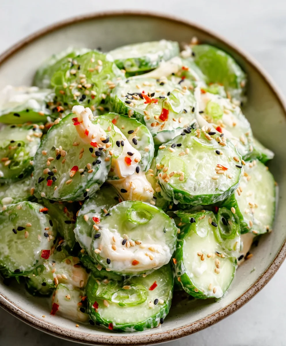 Easy California Roll Cucumber Salad - Fresh & Quick