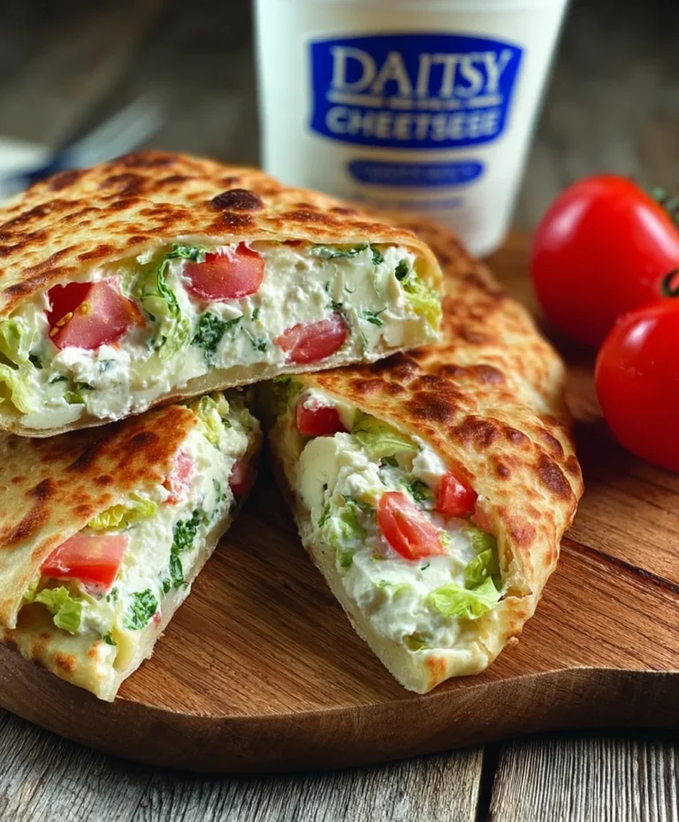 Easy Ingredient Cottage Cheese Flatbread