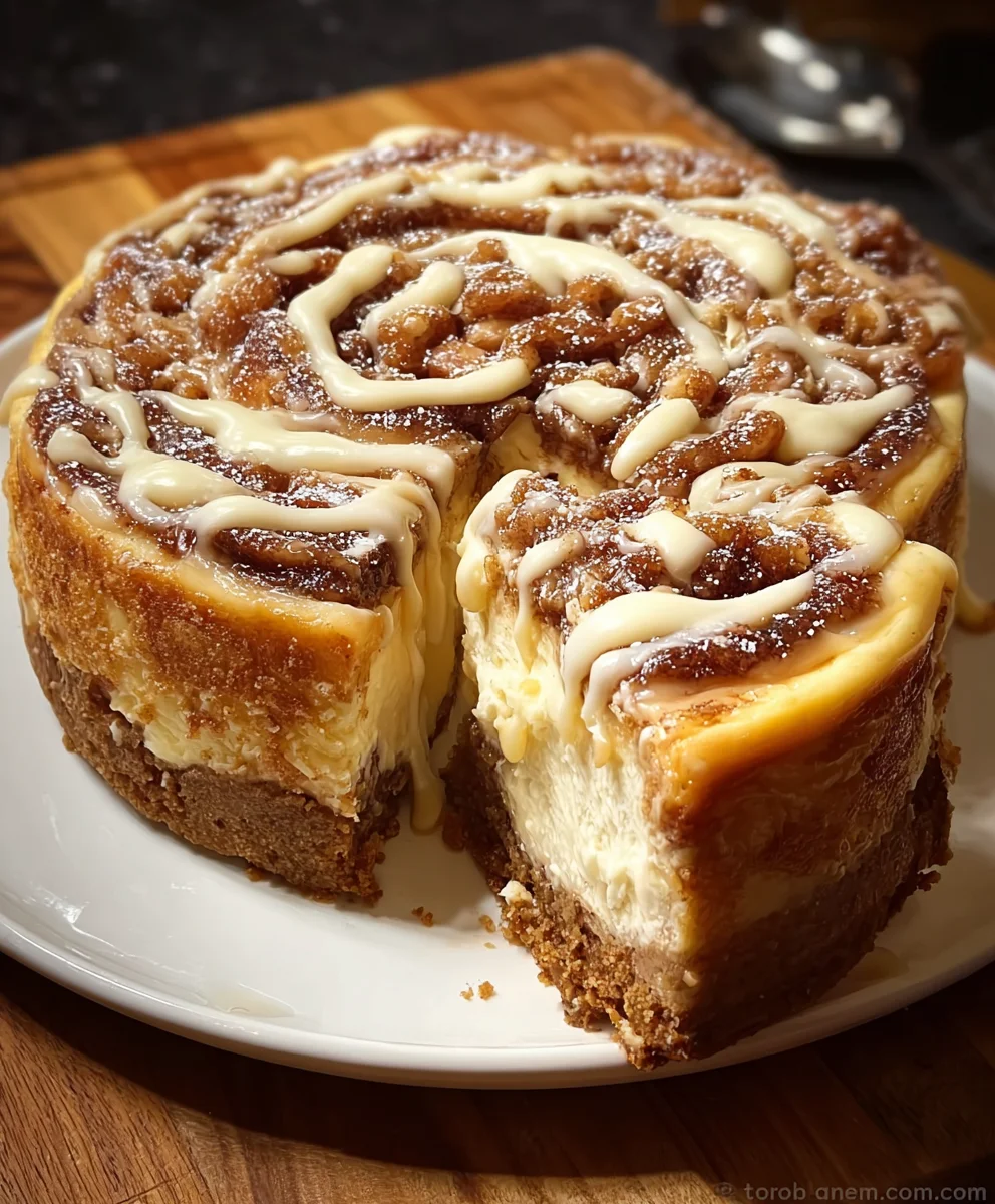 Cinnamon Roll Honeybun Cheesecake Dream