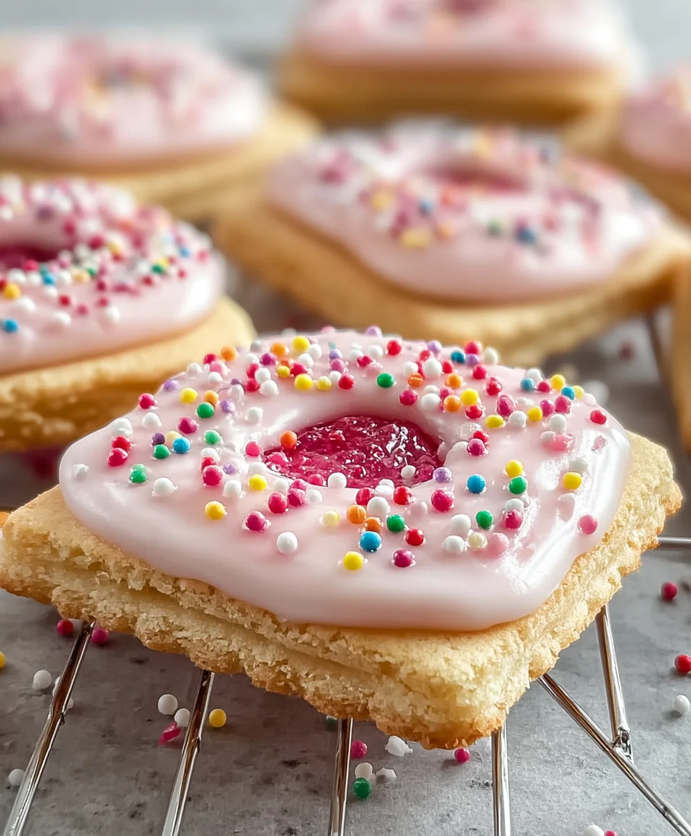 Frosted Pop-Tart Cookies - Deliciously Easy Treats