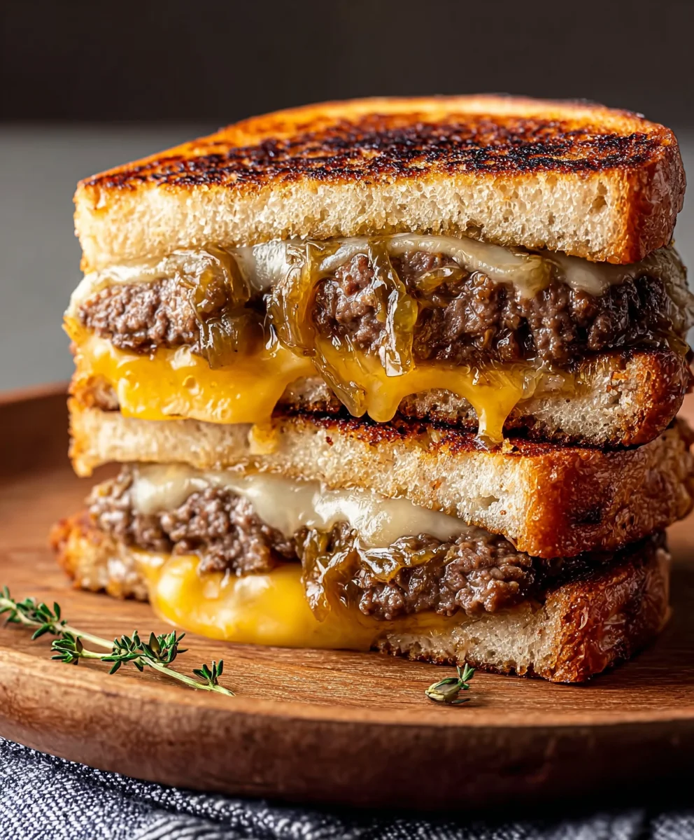 Classic Beef Patty Melt Recipe- Easy & Delicious