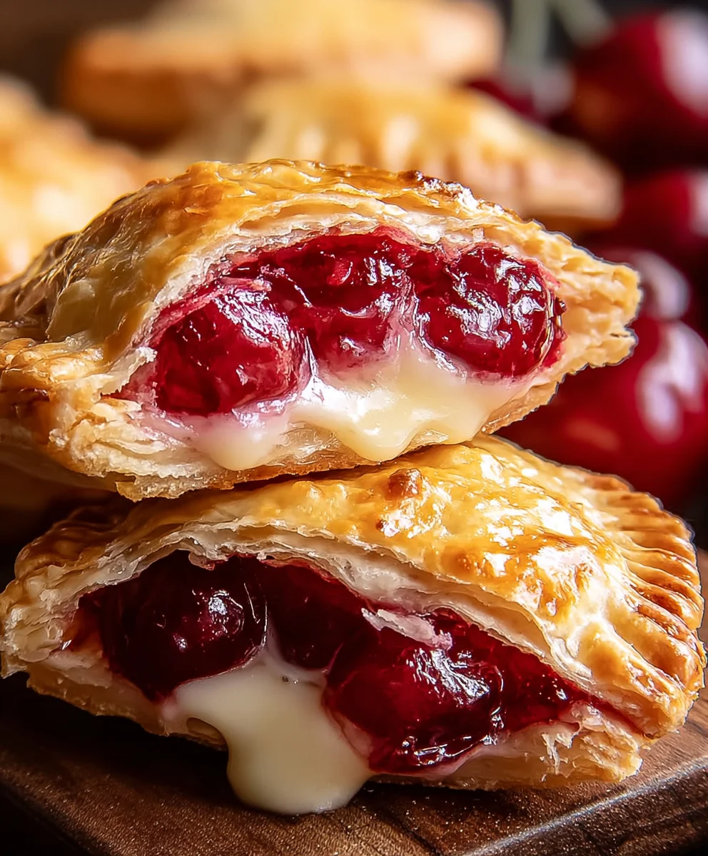 Cherry Cheesecake Hand Pies-Easy Delicious Treat