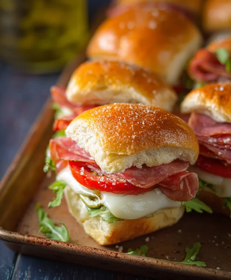 Spicy Beef Sub Sliders – Easy Game Day Bites