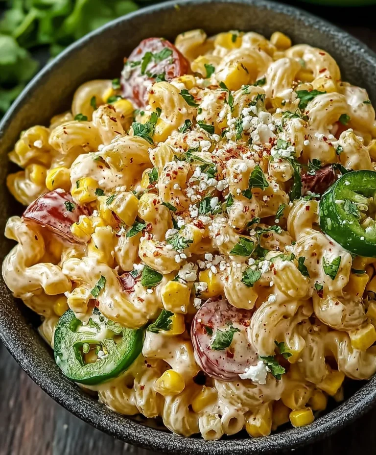 Mexican Street Corn Pasta Salad-Easy & Delicious