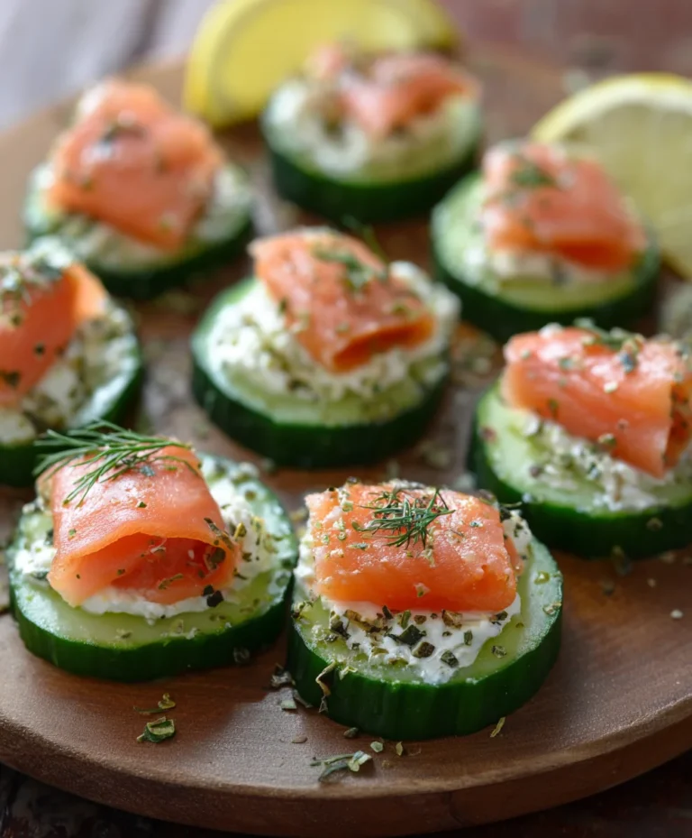 Cucumber Smoked Salmon Bites-Easy Appetizer