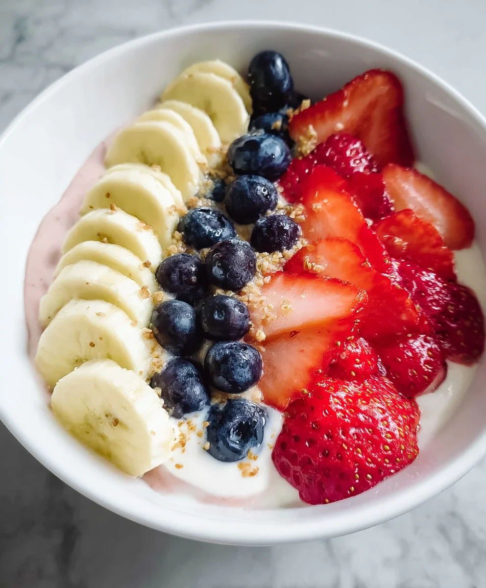 5-Minute Fruit Smoothie Bowl Greek Yogurt