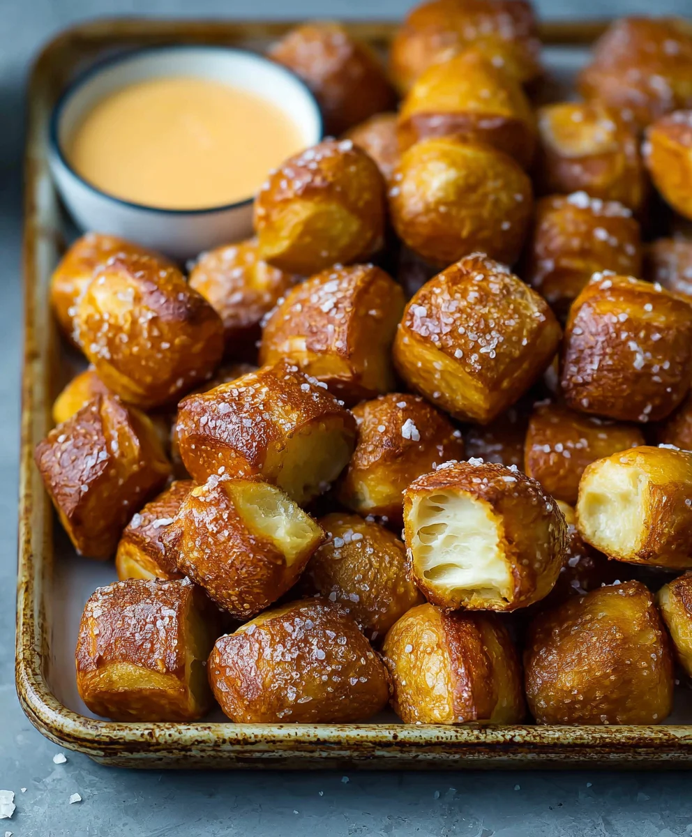 Easy Homemade Soft Pretzel Bites Recipe