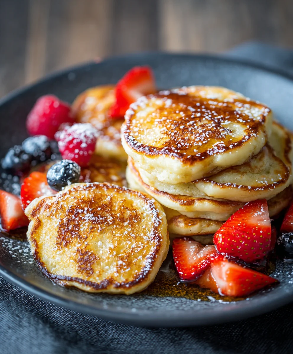 Fluffy Cottage Cheese Pancakes Easy Recipe
