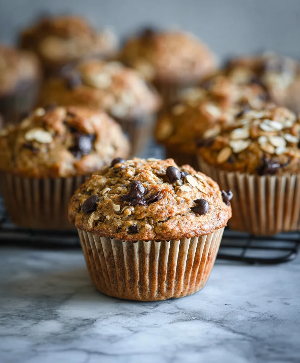 Healthy Banana Oatmeal Muffins - Easy & Delicious
