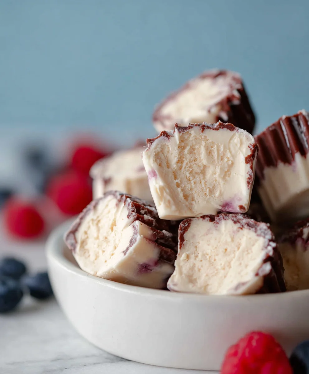 Easy Dairy-free Frozen Yogurt Bites Healthy Treat