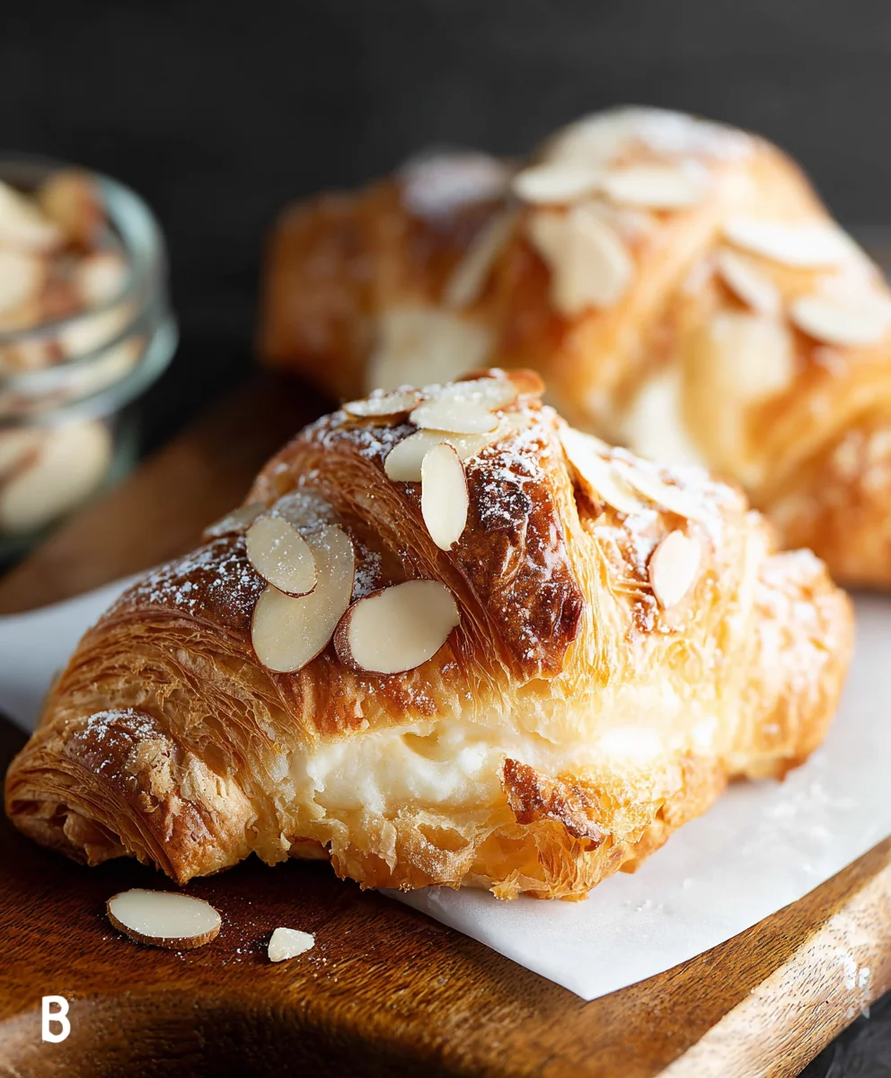 Almond Cream Croissants - Flaky Pastry Perfection