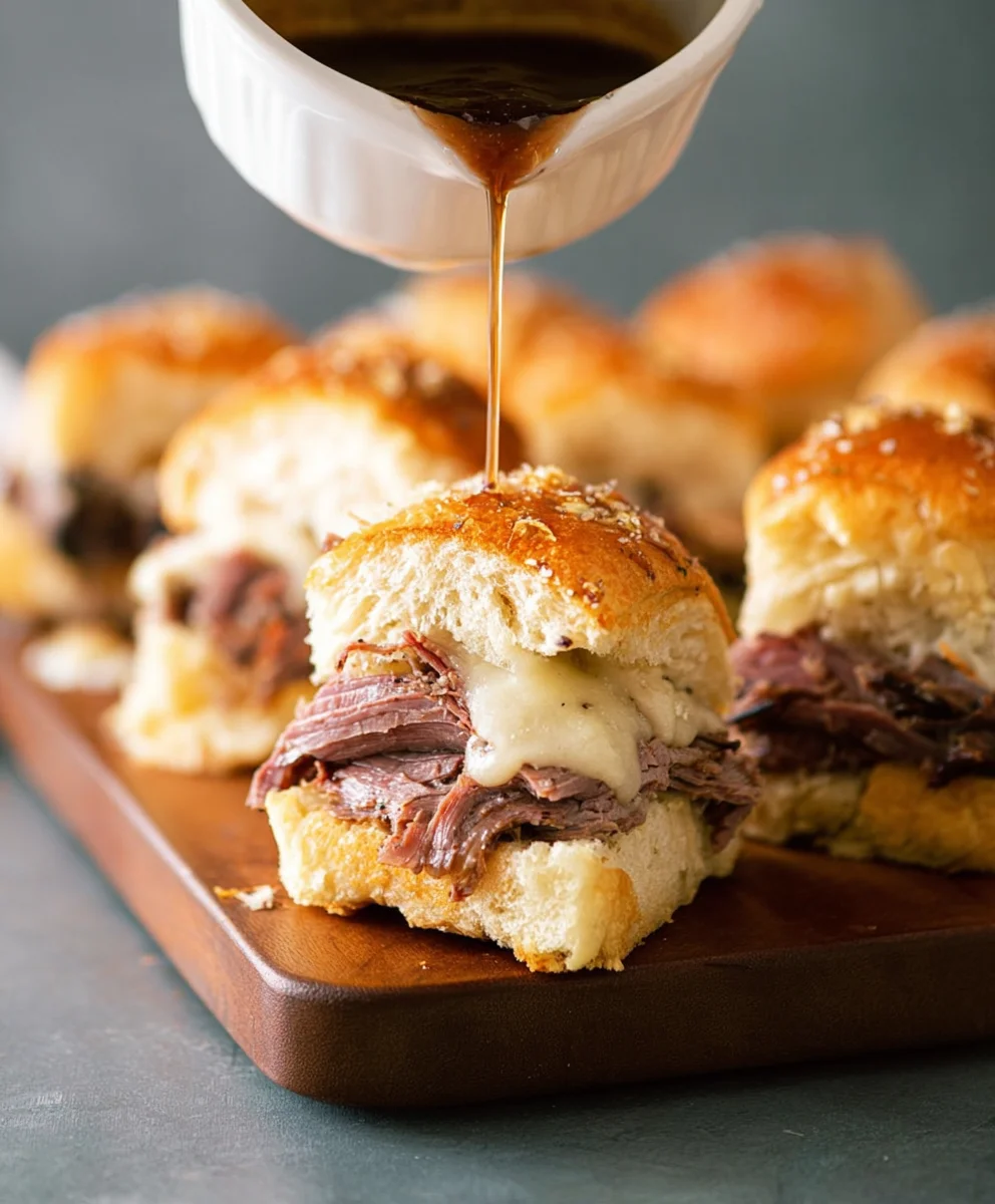 Easy French Dip Sliders Recipe-Beef Lover's Dream