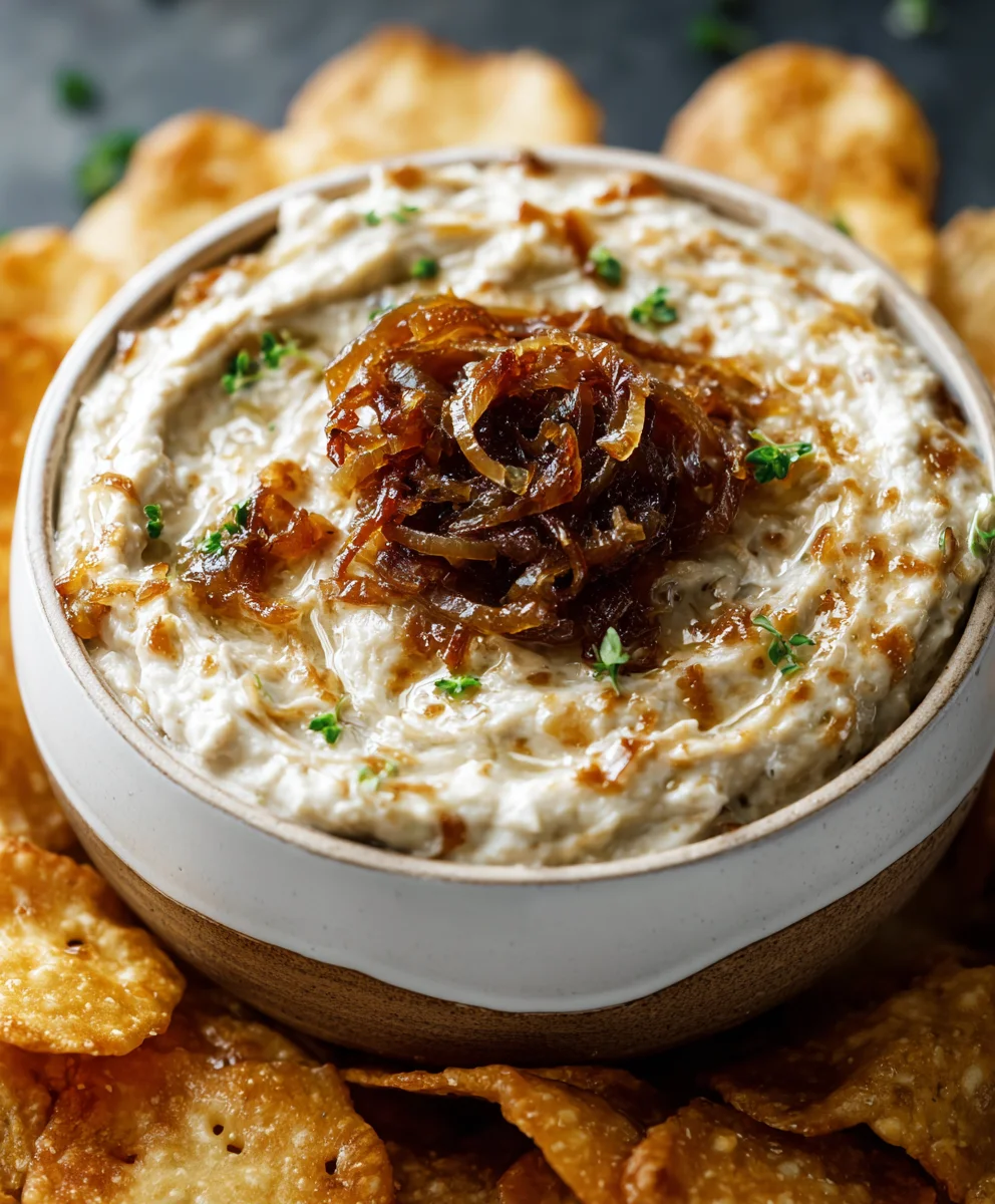 Gordon Ramsay Caramelized Onion Dip- Easy Recipe