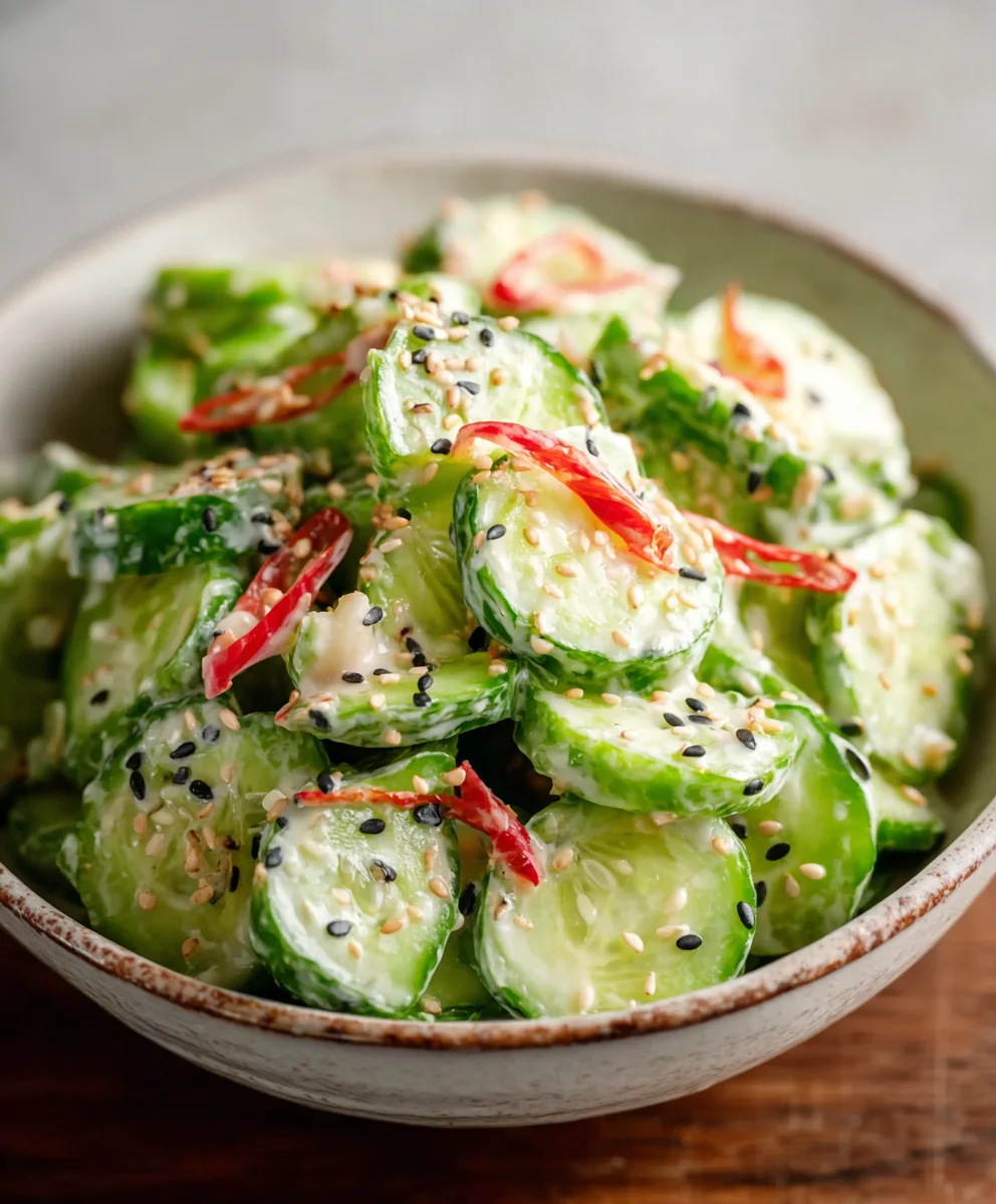 Easy California Roll Cucumber Salad - Fresh & Quick