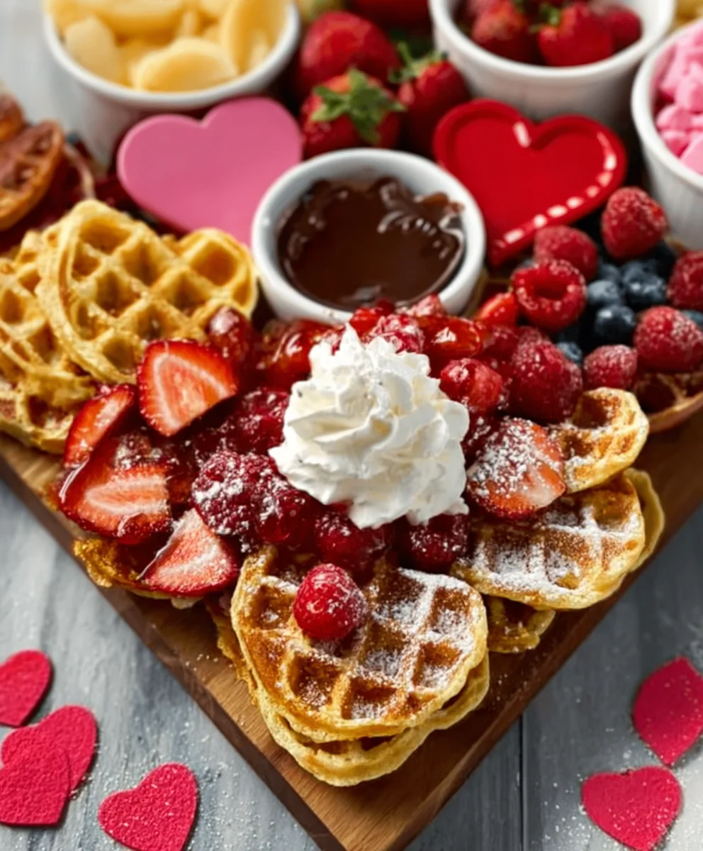 Vnon-alcoholic alentine's Day Waffle Board - Non-Non-Non-Alcoholic Alternativeic Delights