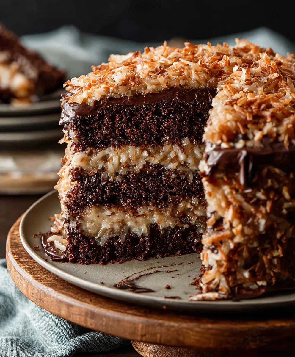 Authentic German Chocolate Cake Recipe-Best Version
