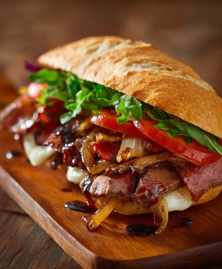 Best Beef Beef Bacon Sandwich Caramelized Onions