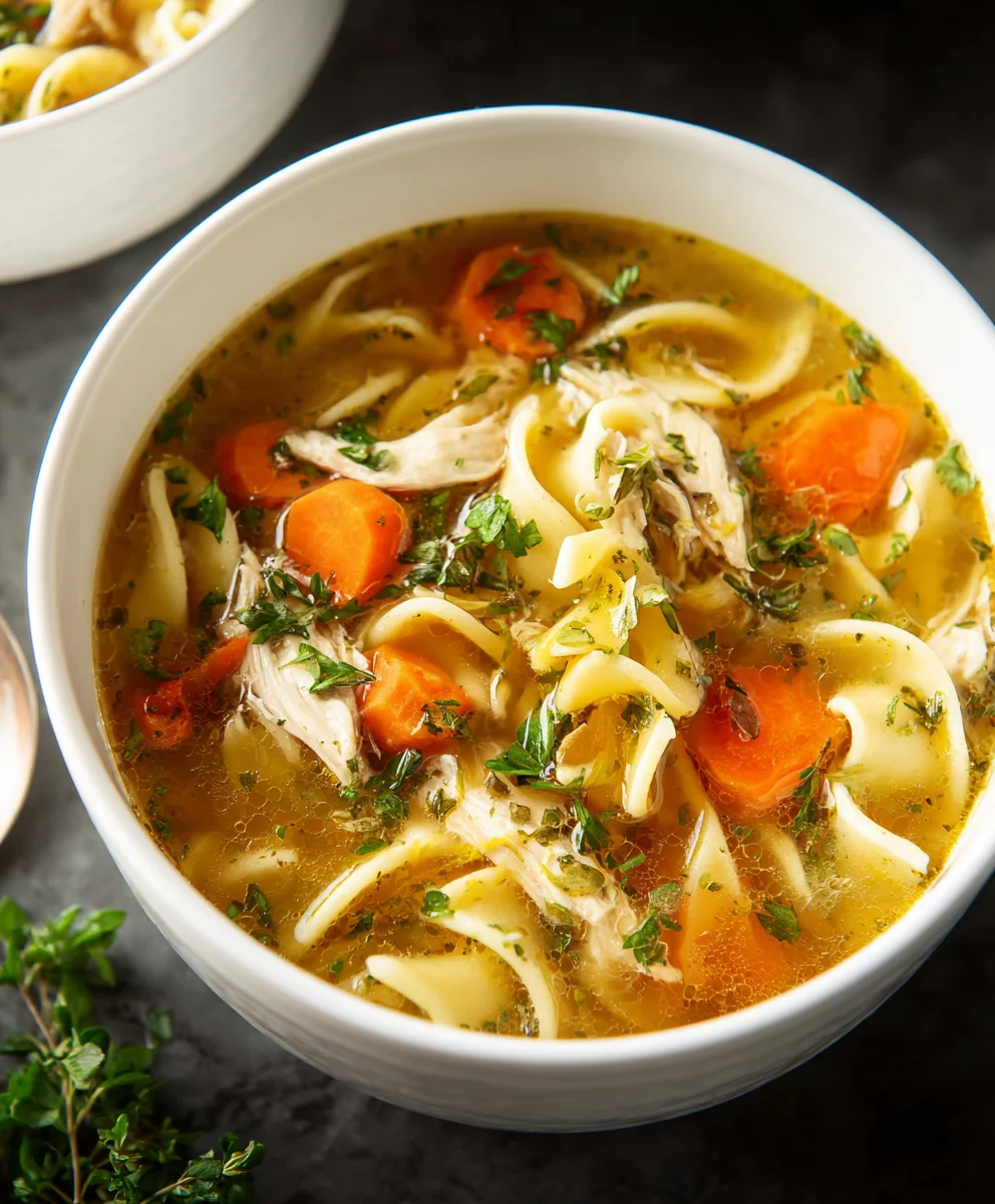 Best Chicken Noodle Soup - Easy Comfort Food Recipe