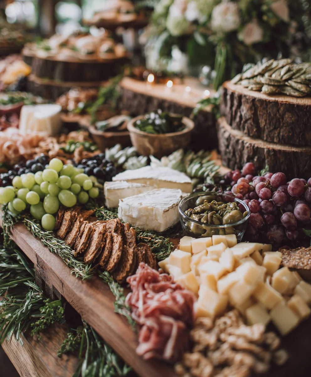 Wedding Reception Grazing Table Ideas - Delicious Food